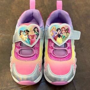 Disney Princess Sneakers - Pink, Silver, and Purple